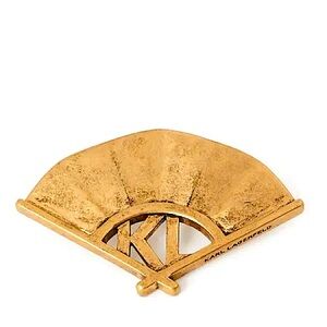 Karl Lagerfeld K Archive Fan Brooch